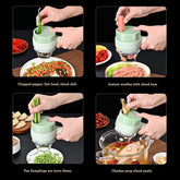 5 in 1 Handheld Hammer Electric Vegetable Cutter