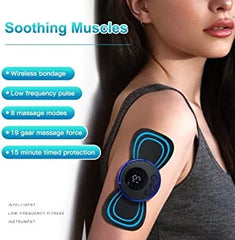 Single Ems Butterfly Portable Mini Body ,neck Massager. Rechargeable