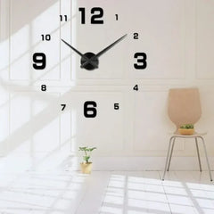 Fashion 3d New Wall Clocks Acrylic Mirror Stickers Diy Quartz Modern Home Decoration