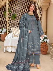 Munarq By Nisha Designer Lawn | Unstitched Collection 3 Pieces Party Wear| Summer 24