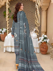 Munarq By Nisha Designer Lawn | Unstitched Collection 3 Pieces Party Wear| Summer 24