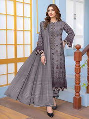 Nisha Designer Lawn | Unstitched Collection 3 Pieces Party Wear| Summer 24