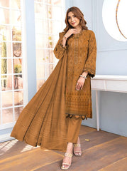 Nisha Designer Lawn | Unstitched Collection 3 Pieces Party Wear| Summer 24