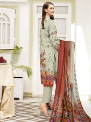 Nisha Designer Lawn | Unstitched Collection 3 Pieces Party Wear| Summer 24