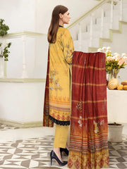 Nisha Designer Lawn | Unstitched Collection 3 Pieces Party Wear| Summer 24