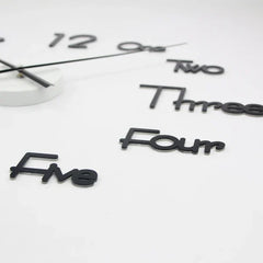 Wooden Wall Clock Stylish Design Home Decoration Wall Hanging Clock