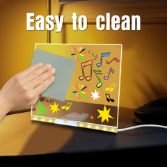 LED Light-Up Writing Board with Markers