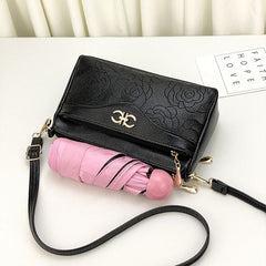 Qianzi Fox Guangzhou Pu Women's Satchel Women's Small Bag Mother's Bag Single Shoulder Large Capacity Red Prellis Bag Fashionable Ins