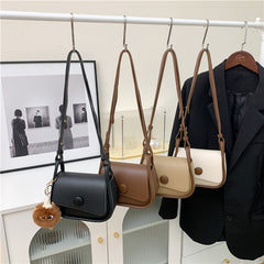 Summer Leisure Commuter Small Square Bag High-end Korean Niche Simple Shoulder Bag Crossbody Bag Girl's Bag