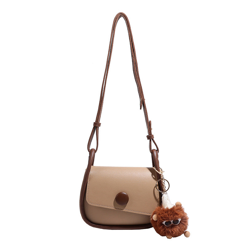 Summer Leisure Commuter Small Square Bag High-end Korean Niche Simple Shoulder Bag Crossbody Bag Girl's Bag
