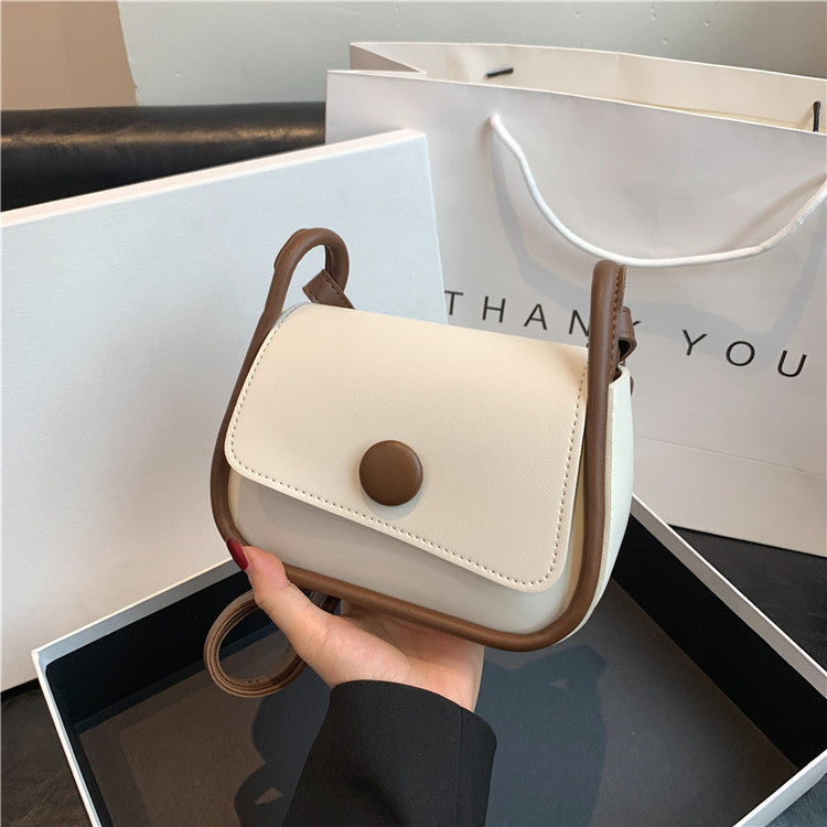 Summer Leisure Commuter Small Square Bag High-end Korean Niche Simple Shoulder Bag Crossbody Bag Girl's Bag