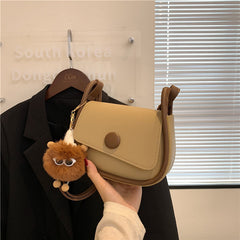 Summer Leisure Commuter Small Square Bag High-end Korean Niche Simple Shoulder Bag Crossbody Bag Girl's Bag