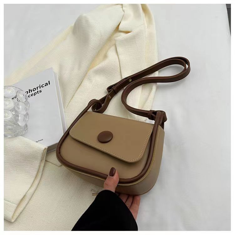 Summer Leisure Commuter Small Square Bag High-end Korean Niche Simple Shoulder Bag Crossbody Bag Girl's Bag