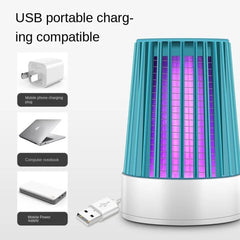 Electric Shock Uv Mosquito Killer Lamp – Usb Bugs Zapper Light, Non Toxic And No Radiation Lamp