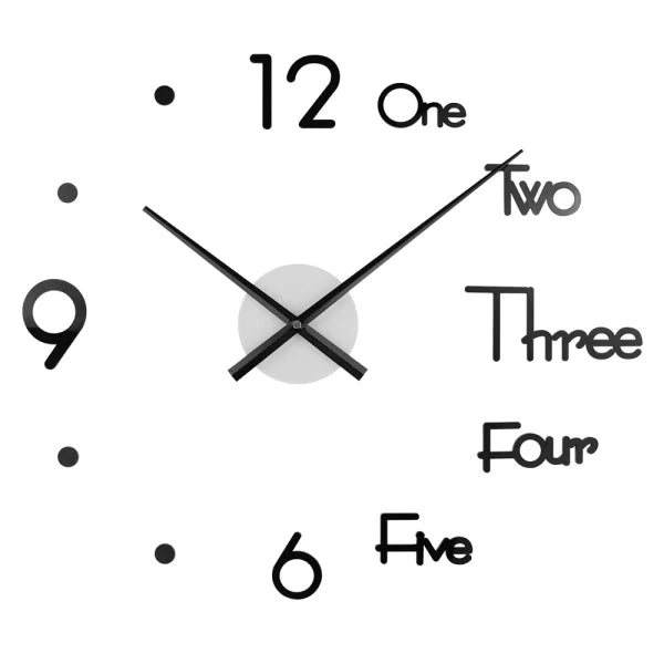 Wooden Wall Clock Stylish Design Home Decoration Wall Hanging Clock