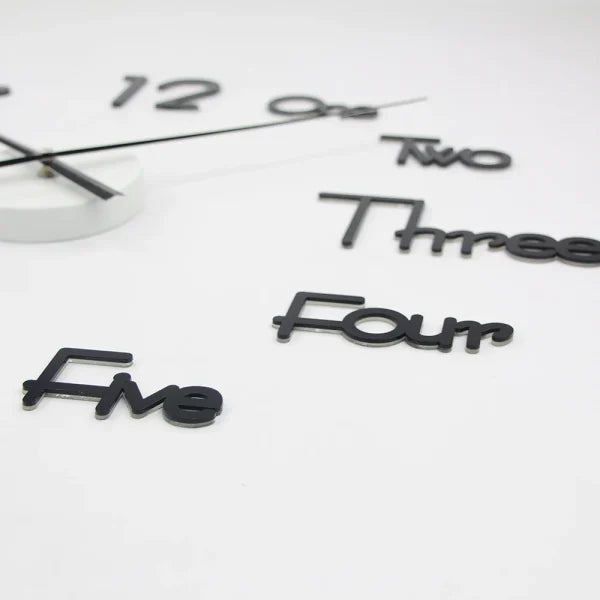 Wooden Wall Clock Stylish Design Home Decoration Wall Hanging Clock