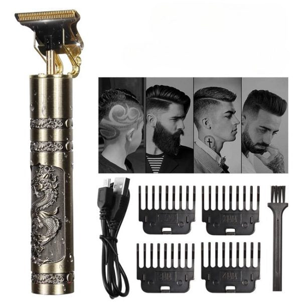 T9 Professional Beard Trimmer Haircut Shaving Machine For Men (metal Body)